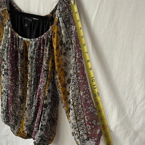 I.N. Studio Multicolor Floral Blouse - Picture 5 of 8